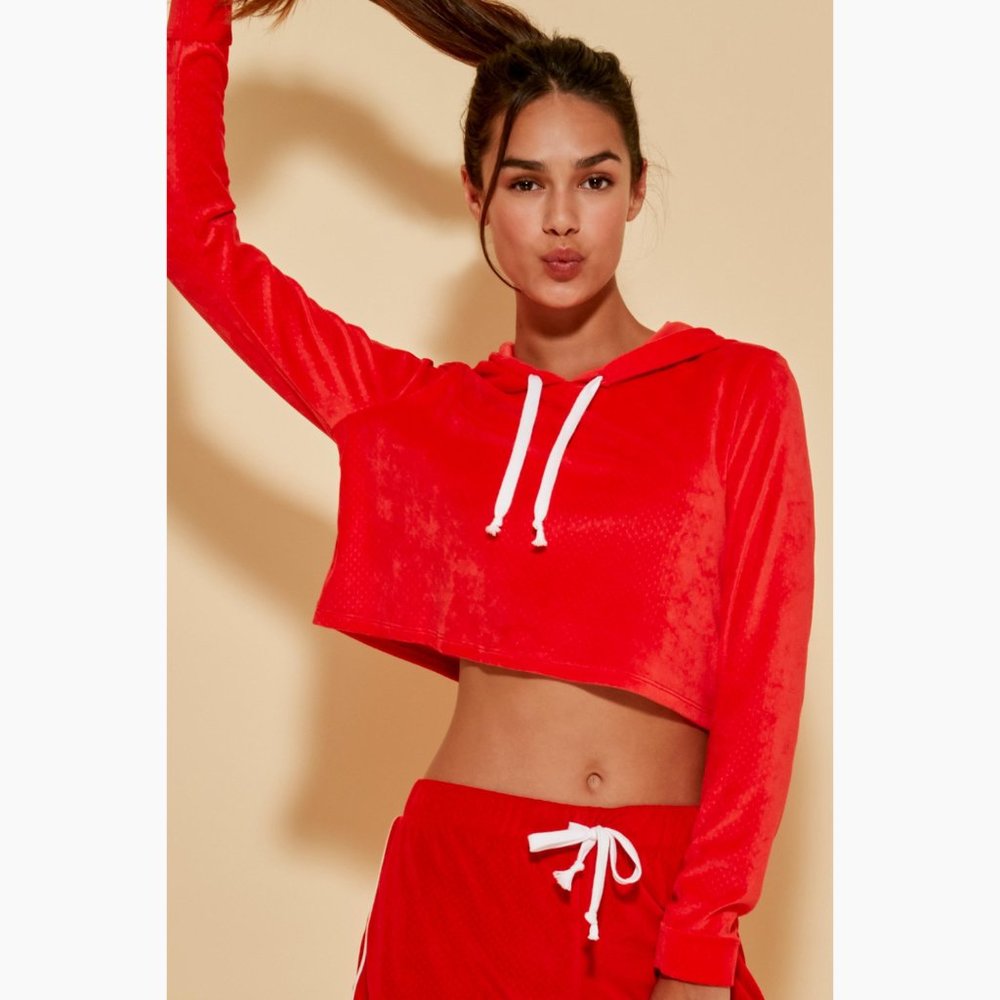 NWT Tezenis Sportswear Women's Chenille Gym Sweatshirt